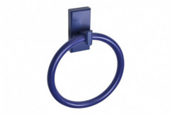 Kit de baño y aseo de madera azul