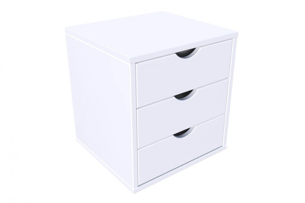 Caisson à tiroirs 3 en bois massif