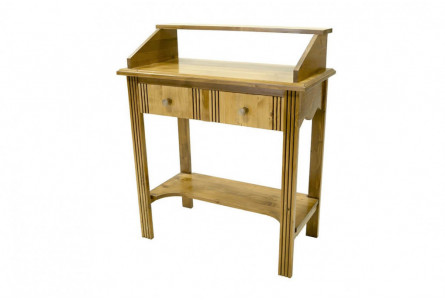 Console hall legno con top e 2 cassetti