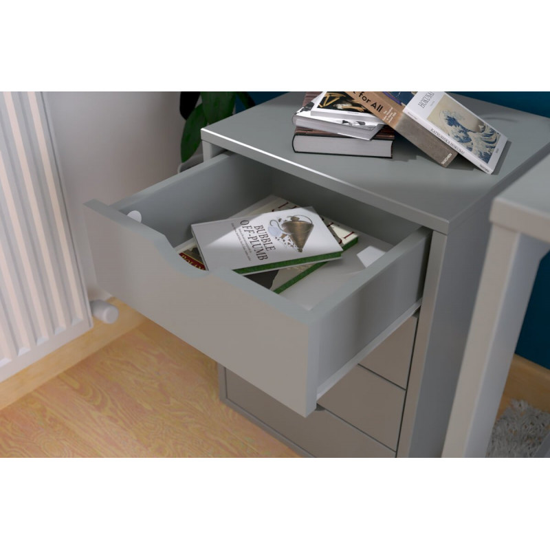 Caisson 4 tiroirs bois massif