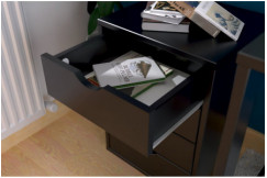 Caisson à tiroirs 4 en bois massif