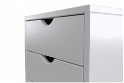 Cajonera escritorio de madera maciza 4 cajones