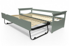 Letto estraibile 80x190 Topaze pino massiccio