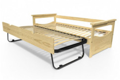 Lit Gigogne 80x190 Topaze en Pin massif