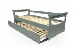 Letto estraibile 80x190 Topaze pino massiccio