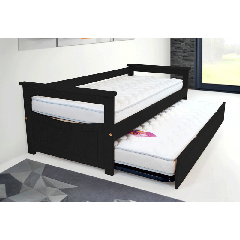 Lit gigogne topaze 80x190cm