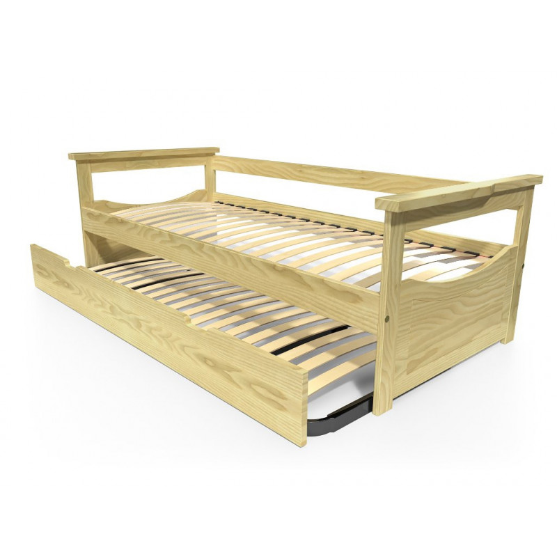 Lit gigogne topaze 80x190cm