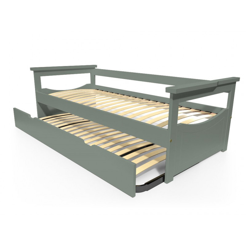 Lit gigogne topaze 80x190cm