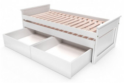 Cama nido 90x200 Maxi de madera + cajones