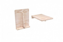 Happy wooden bed 2 places with drawer and bedside tables