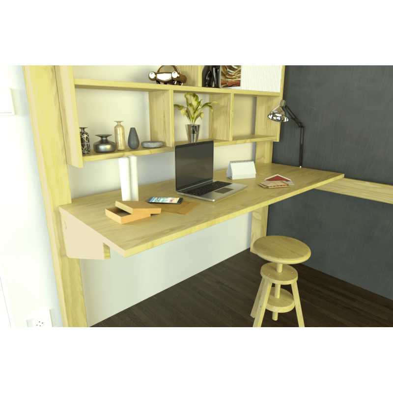 Bureau tablette pour mezzanine