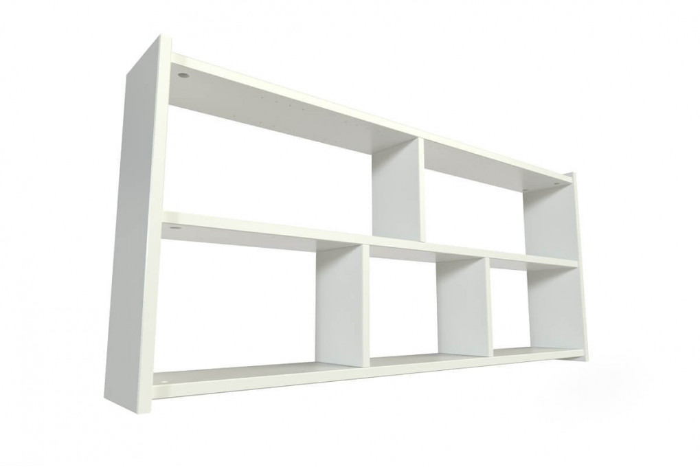 Bett regal Breite 160cm aus Holz für hochbett