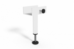 Cama gemela de madera maciza con cabecera Twin - 80x200