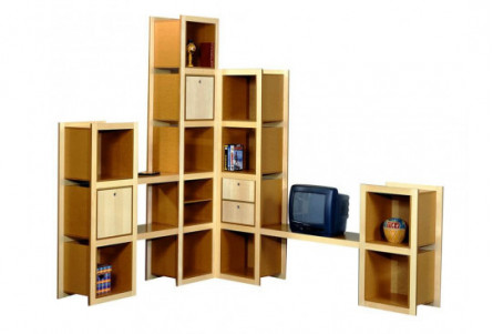 Mensola 2 cubi Square