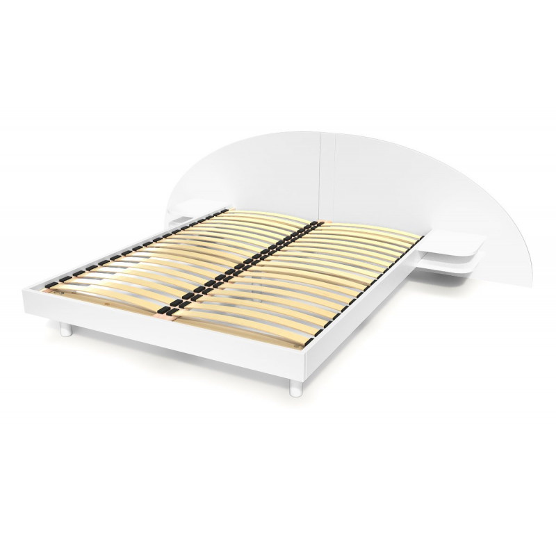 Lit 160x200 2 places bois avec tête et chevets ARC