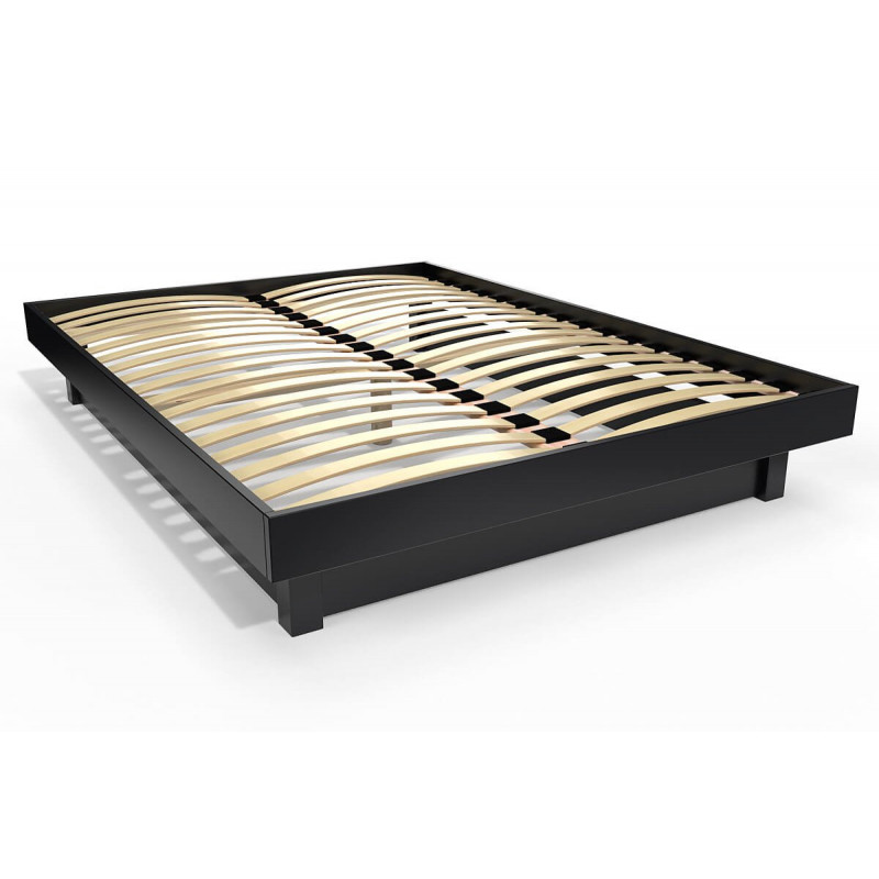 Platform bed 140x190 in solid wood