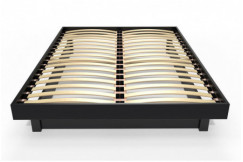 Platform bed 140x190 in solid wood