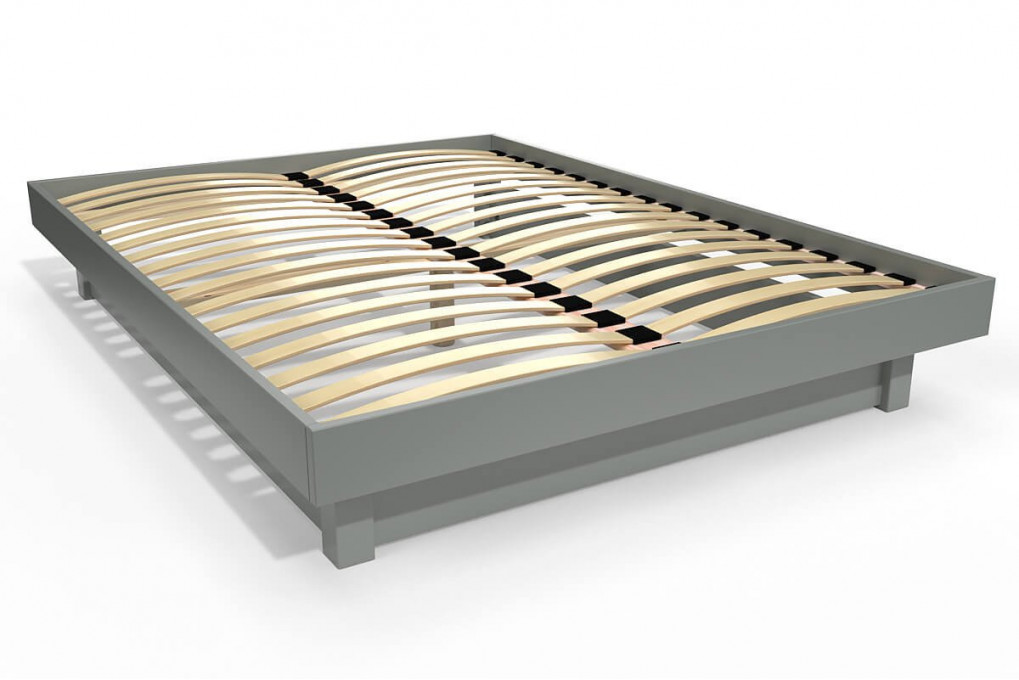 Letto a piattaforma 160x200 in legno massiccio