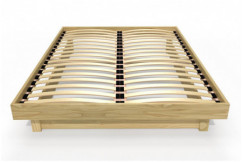 Platform bed 160x200 in solid wood
