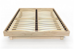 Letto a piattaforma 160x200 in legno massiccio