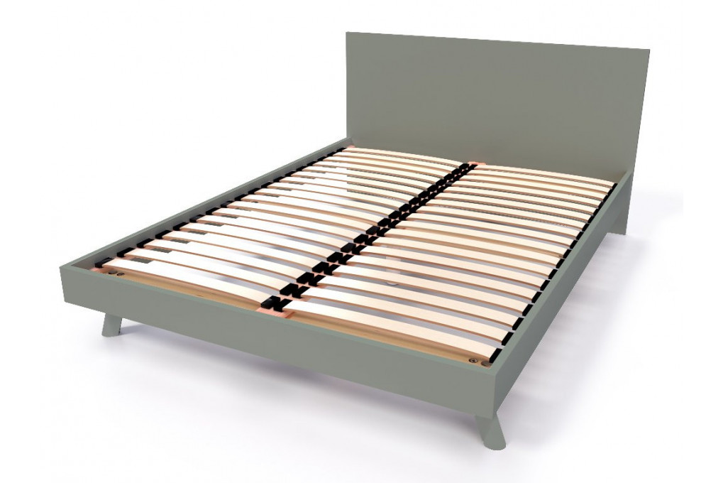 Skandinavisches Bett Viking 140x190 aus Massivholz