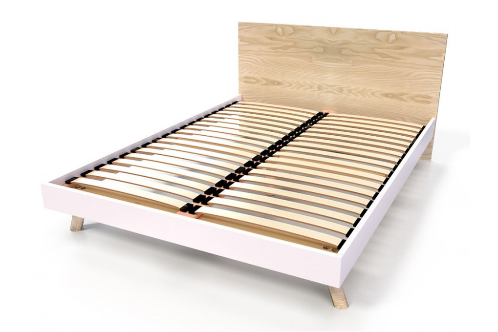 Letto scandinavo Viking 140x190 in legno massiccio