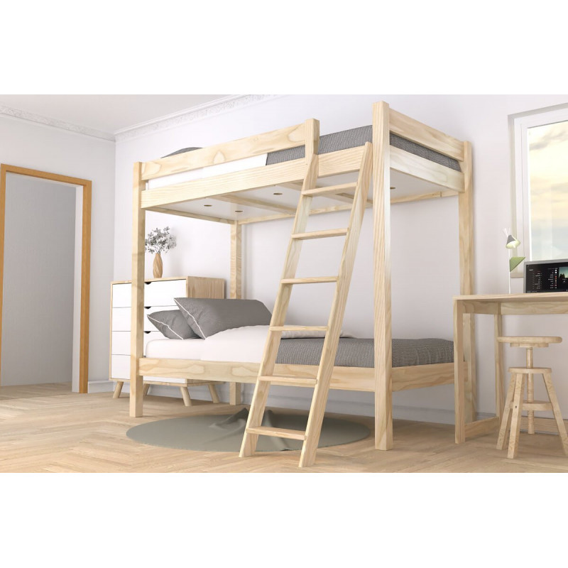 Bunk Bed ABC inclined ladder
