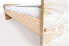 Lit gigogne 80x190 ABC pin massif