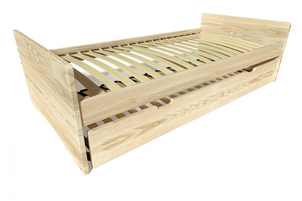 Ausziehbares bett 90x190 ABC aus Massivholz