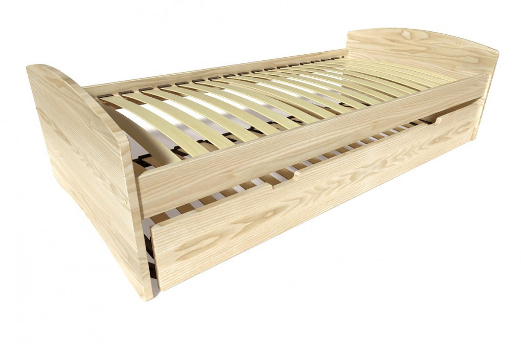 Lit gigogne 90x190 Happy pin massif