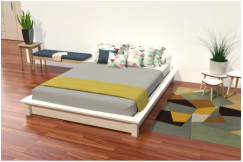 Solido Futonbett 140x200 aus Massivholz