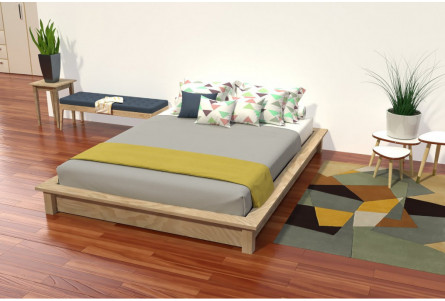 Letto futon Solido in legno massiccio 140x200