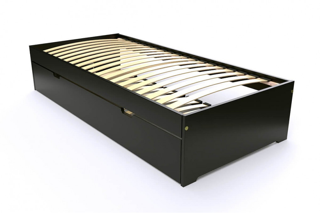 Lit gigogne 80x190 Malo pin massif