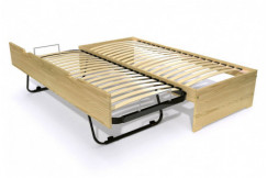 Lit gigogne 80x190 Malo pin massif