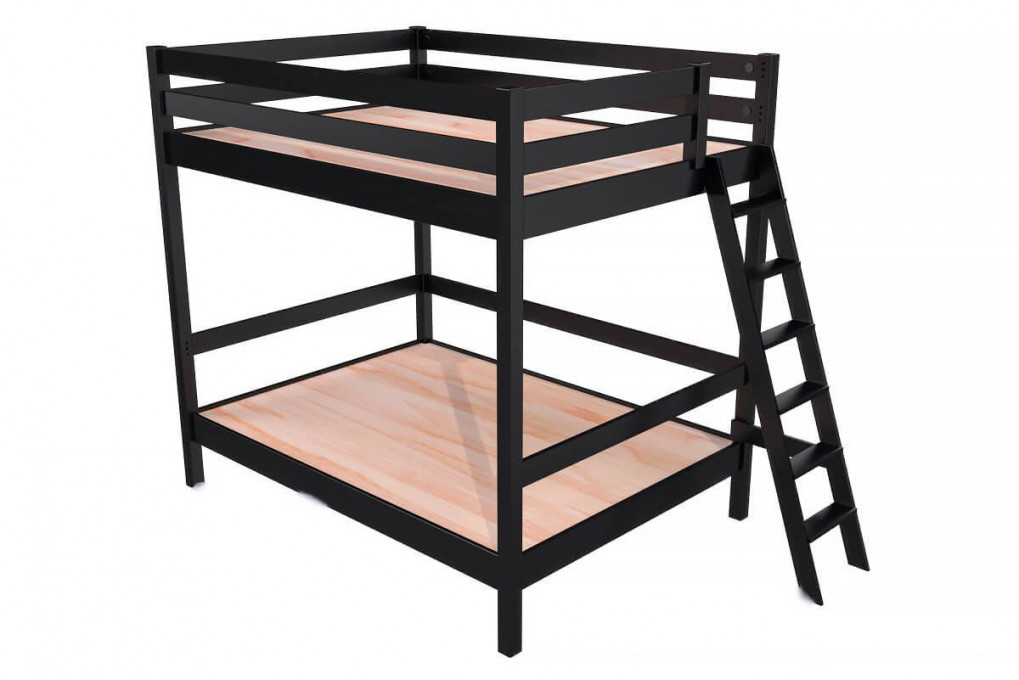 Sylvia 160x200 double bunk bed with ladder