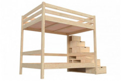 Sylvia 140x200 bunk bed with storage