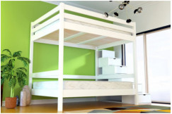 Lit superposé avec rangement Sylvia 140x200