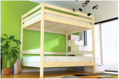 Sylvia 140x200 bunk bed with storage