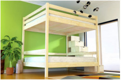 Sylvia 160x200 bunk beds with storage