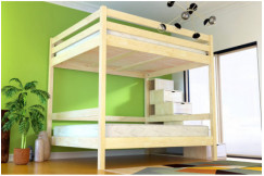 Lit superposé avec rangement Sylvia 160x200