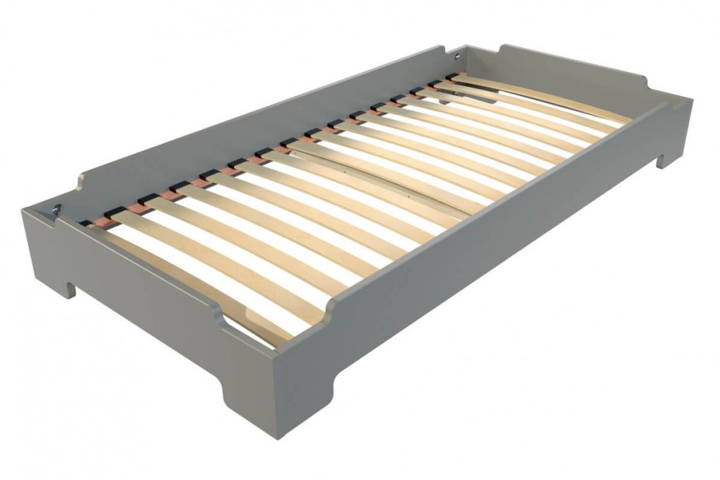 Solid Wood 80x190 Stackable Bed for 1 person