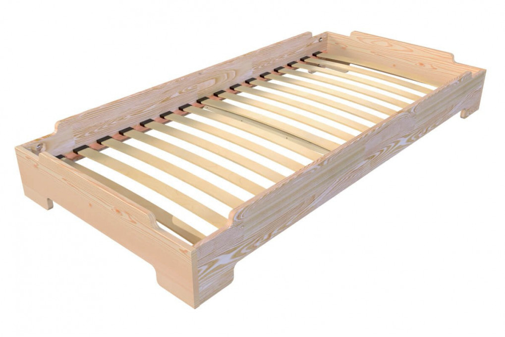 Solid Wood 80x200 Stackable Bed for 1 person