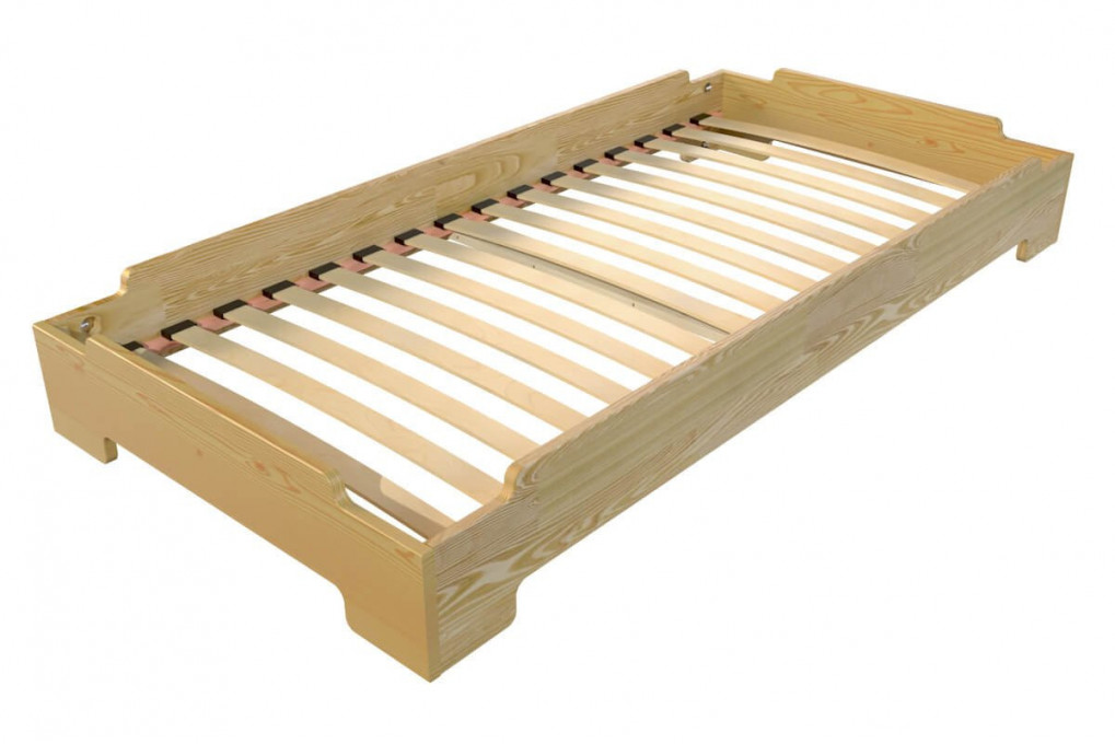 Lit Empilable 90x190 - 1 place en Bois Massif