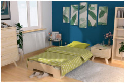 Stapelbett 90x190 - 1 Platz aus Massivholz