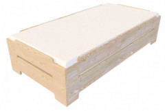 Letto impilabile 90x200 - 1 posto in legno massiccio