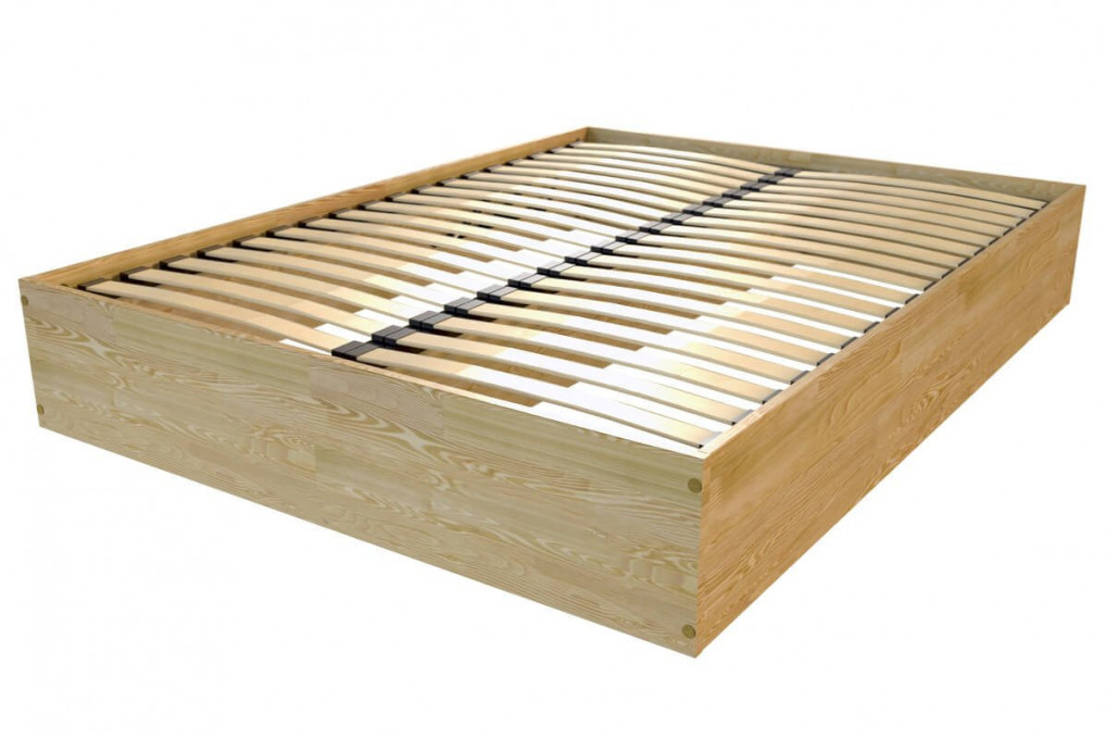 Bettkasten 2 Sitzer aus Massivholz robust - 140x200