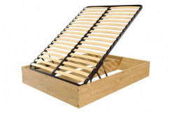 Bettkasten 2 Sitzer aus Massivholz robust - 140x200