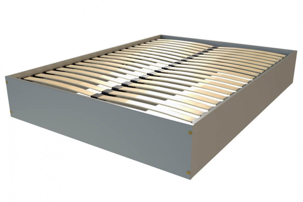 Letto matrimoniale contenitore 2 posti in legno - 160x200