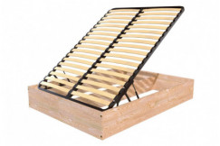 Bettkasten 2 Sitzer aus Massivholz robust -160x200