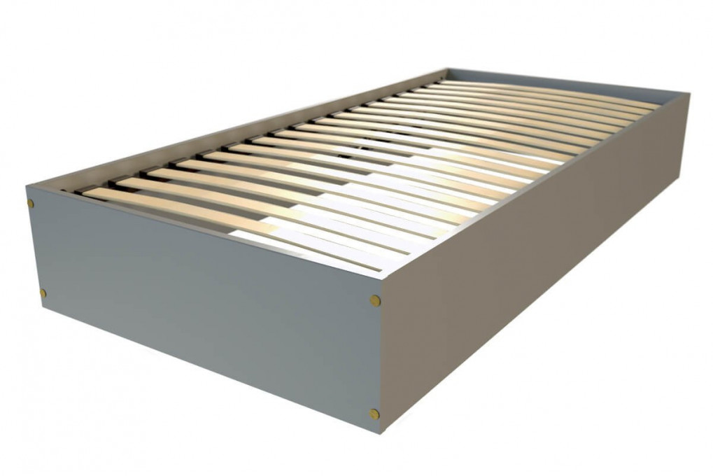 Lit coffre 90x190 - 1 place bois massif